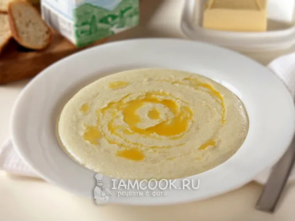 Фото блюда: Манная каша на сливках