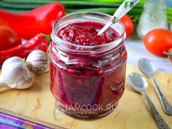 Фото блюда: Аджика из свеклы и помидоров