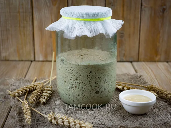 Фото готового блюда: Закваска на меду для хлеба (ржаная)