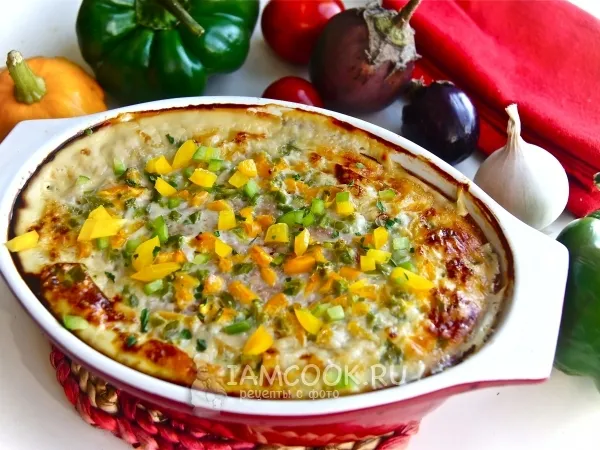 Фото блюда: Куриная запеканка с овощами