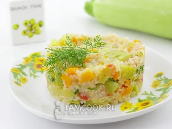 Фото готового блюда: Овощное рагу с рисом