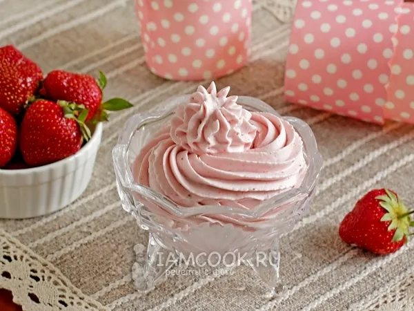 Фото блюда: Клубничный крем для торта