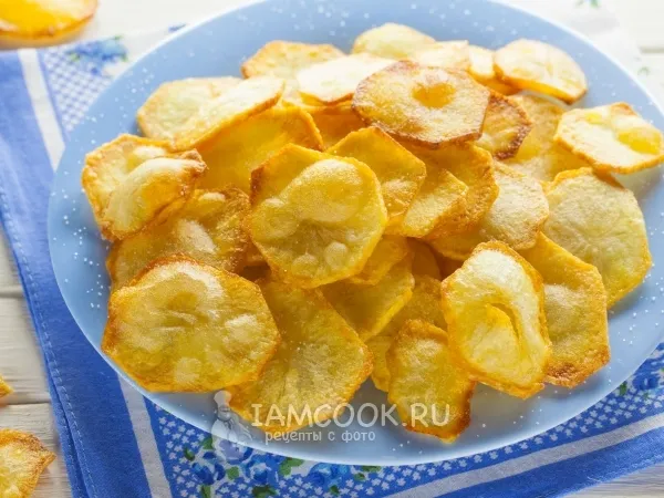 Фото блюда: Хрустящие чипсы как в магазине