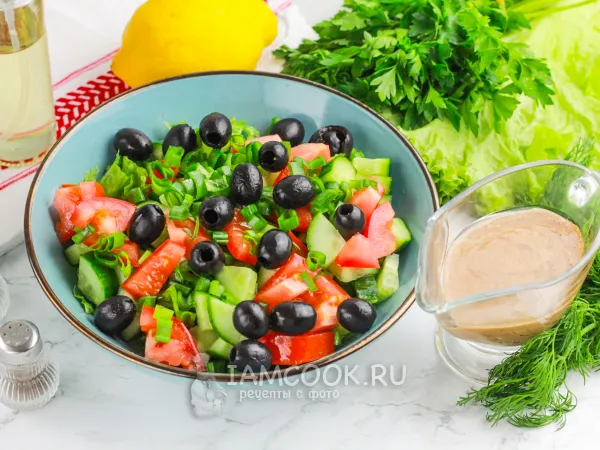 Фото блюда: Заправка для овощного салата с дижонской горчицей