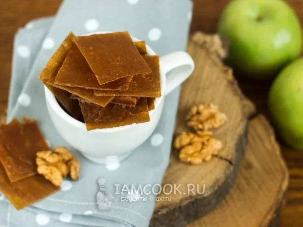 Фото блюда: Пастила из яблок без сахара