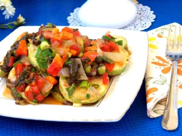 Фото блюда: Кабачки по-гречески