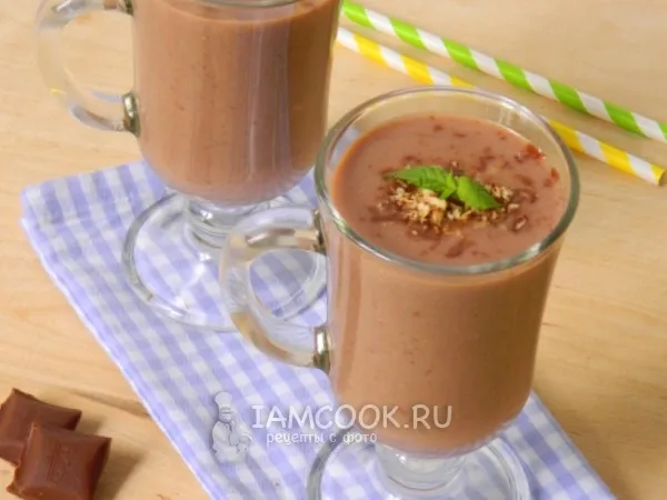 Фото готового блюда: Домашнее какао с овсяными хлопьями
