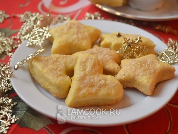 Фото готового блюда: Апельсиновое печенье