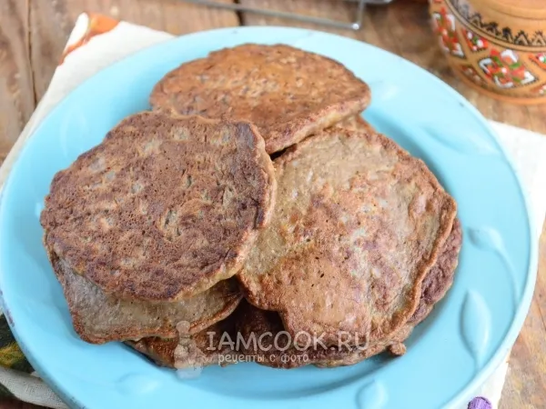 Фото готового блюда: Печеночные оладьи с рисом «Рыжики»