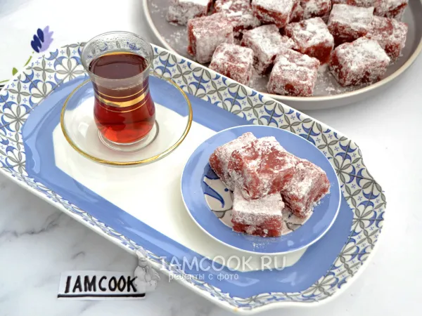 Фото блюда: Клубничный рахат-лукум