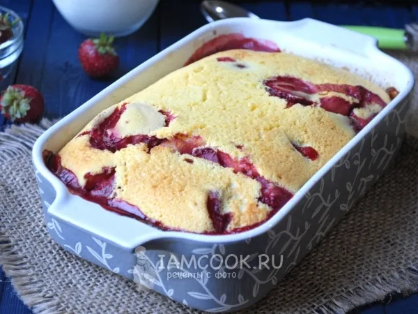 Фото блюда: Клафути с клубникой