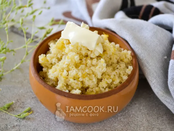 Фото блюда: Рассыпчатая пшенная каша с тыквой