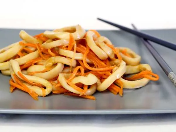 Фото блюда: Кальмары По-корейски