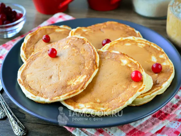 Фото блюда: Панкейки с корицей