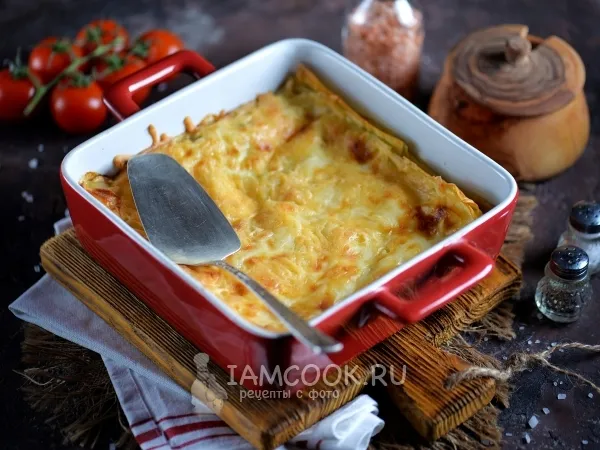 Фото блюда: Лазанья со шпинатом