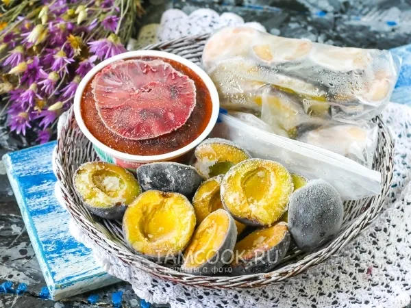 Фото блюда: Заморозка слив на зиму