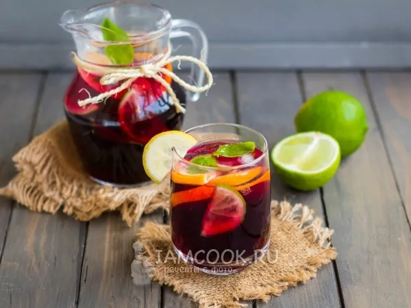 Фото готового блюда: Сангрия