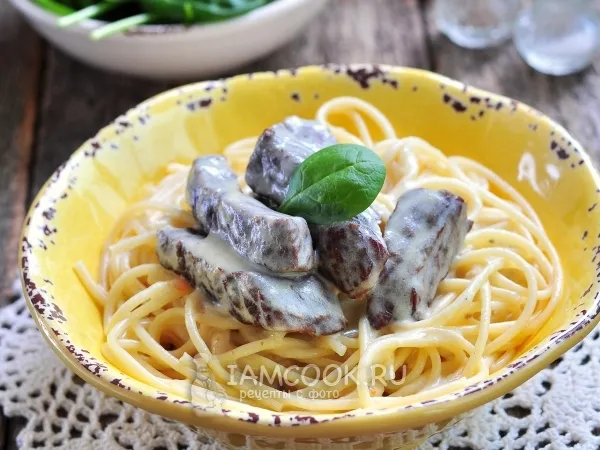 Фото готового блюда: Бефстроганов классический