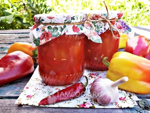 Фото блюда: Классическое лечо с томатной пастой