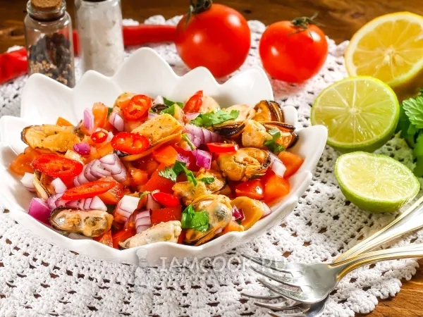 Фото блюда: Севиче из мидий