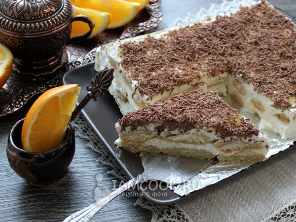 Фото блюда: Апельсиновый тирамису