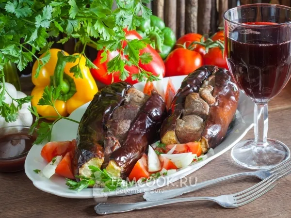 Фото блюда: Баранина в баклажане