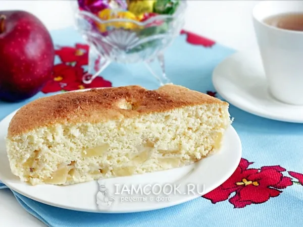 Фото готового блюда: Шарлотка в микроволновке