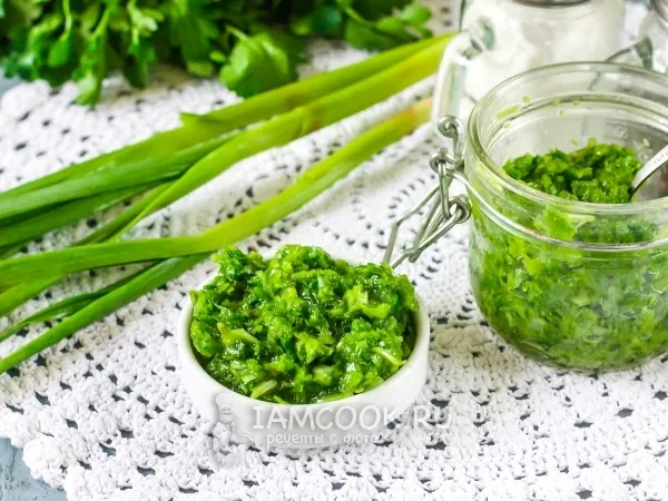 Фото блюда: Паста из зеленого чеснока