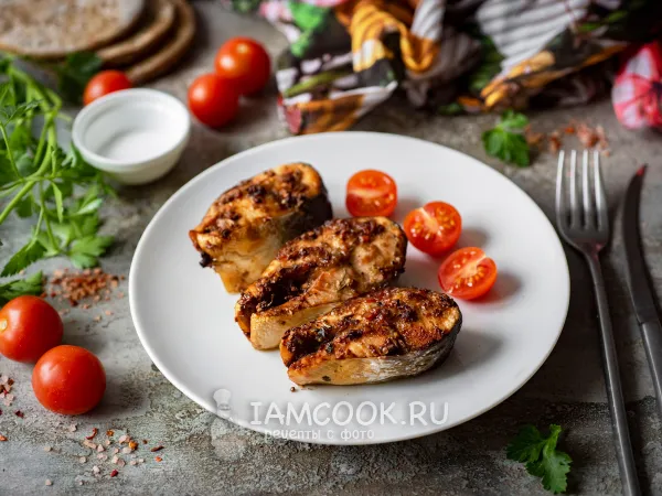 Фото блюда: Стейки горбуши в аэрогриле