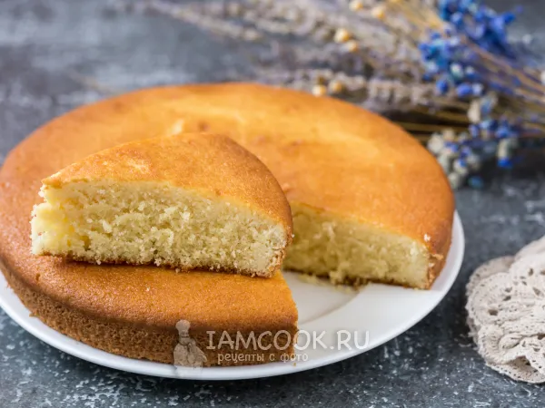 Фото блюда: Манник на кефире с пропиткой