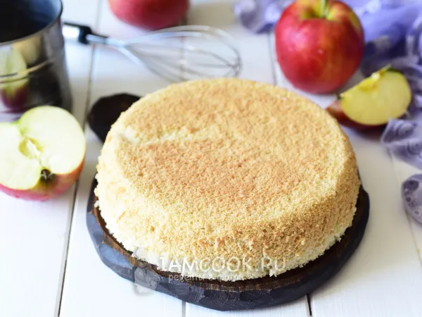 Фото блюда: Бисквит в мультиварке Редмонд