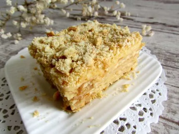 Фото блюда: Торт из печенья с заварным кремом