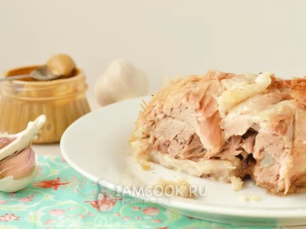 Фото блюда: Рулет из свиной рульки