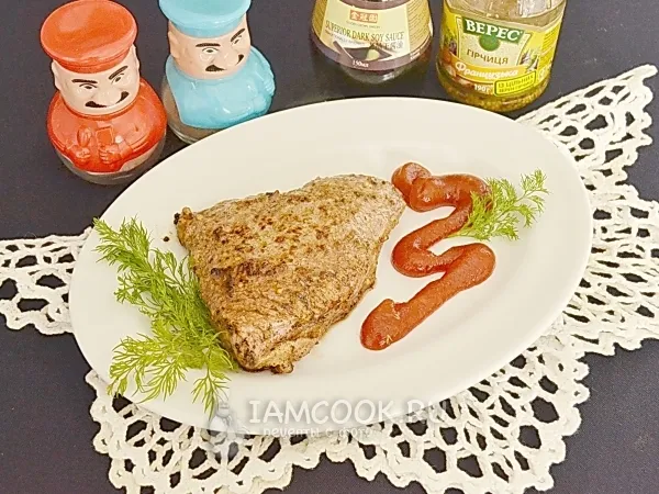 Фото готового блюда: Говяжий стейк