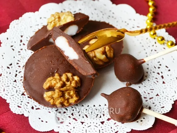 Фото готового блюда: Сало в шоколаде