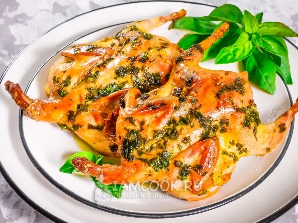 Фото готового блюда: Перепел табака (тапака)