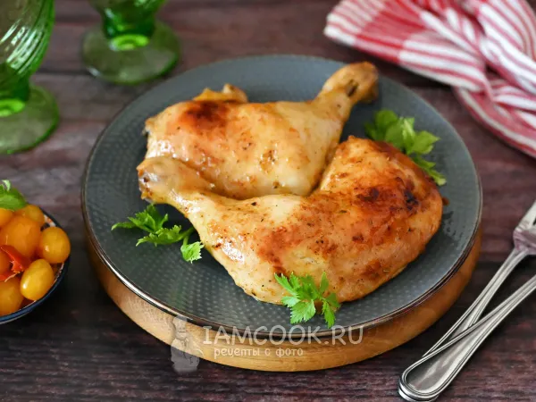 Фото блюда: Окорочка в пергаменте в духовке