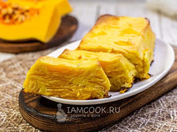 Фото блюда: Запеканка из тыквы без творога