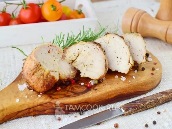 Фото готового блюда: Грудка куриная в микроволновке