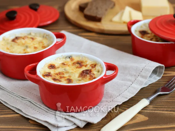 Фото блюда: Жульен с кальмарами