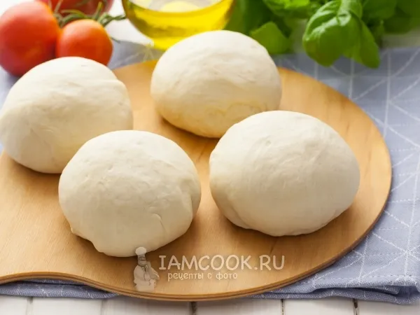 Фото готового блюда: Постное тесто для пиццы