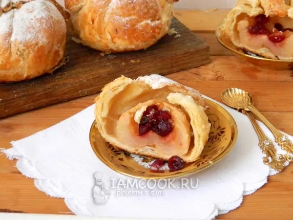 Фото блюда: Яблоки, запеченные в тесте