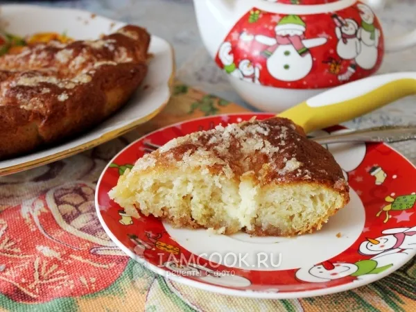 Фото готового блюда: Tarte au sucre (сахарный пирог)