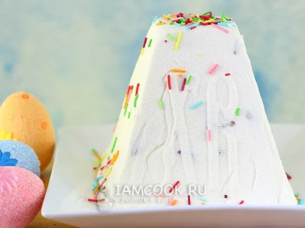 Фото блюда: Царская творожная пасха без выпечки