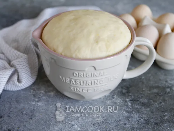 Фото блюда: Дрожжевое тесто на кислом молоке