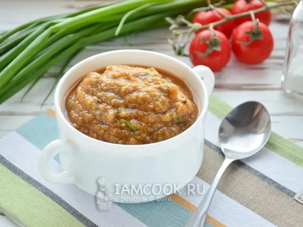 Фото блюда: Икра из баклажанов и кабачков в мультиварке