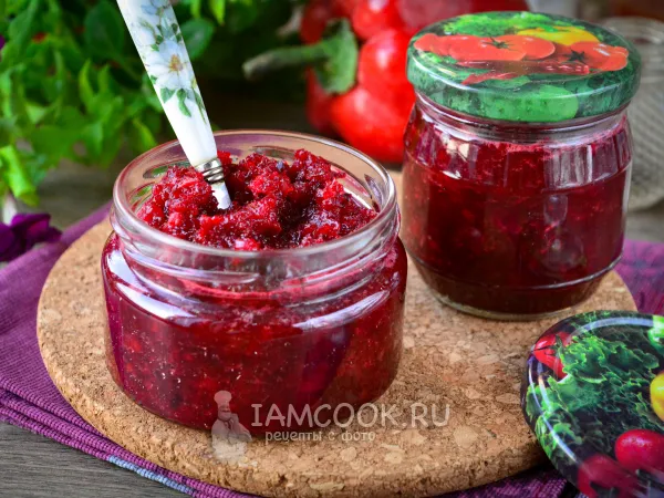 Фото блюда: Икра из свеклы с болгарским перцем на зиму
