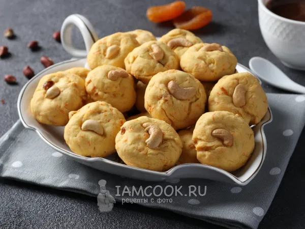 Фото готового блюда: Морковно-творожное печенье