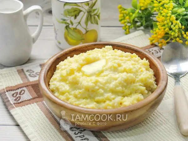 Фото блюда: Пшенная каша из пакетиков на молоке