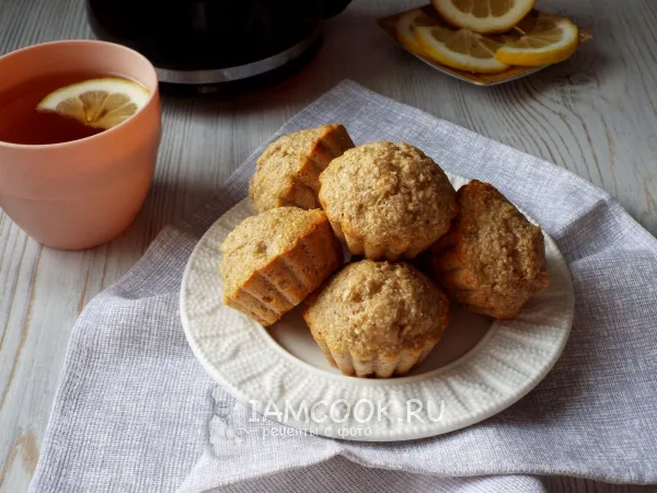 Фото блюда: Банановые капкейки ПП
